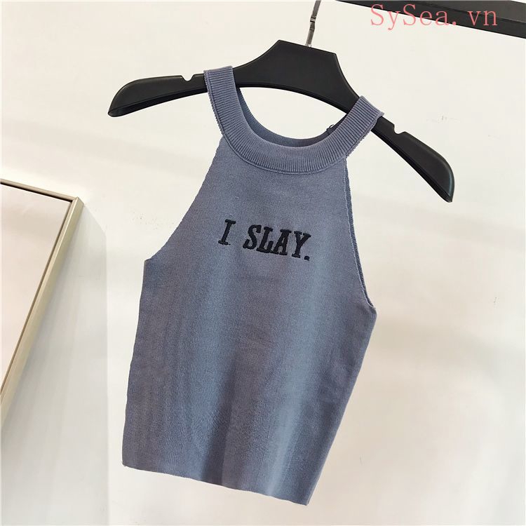 Áo Thun Nữ Không Tay Trẻ Trung Gợi Cảm