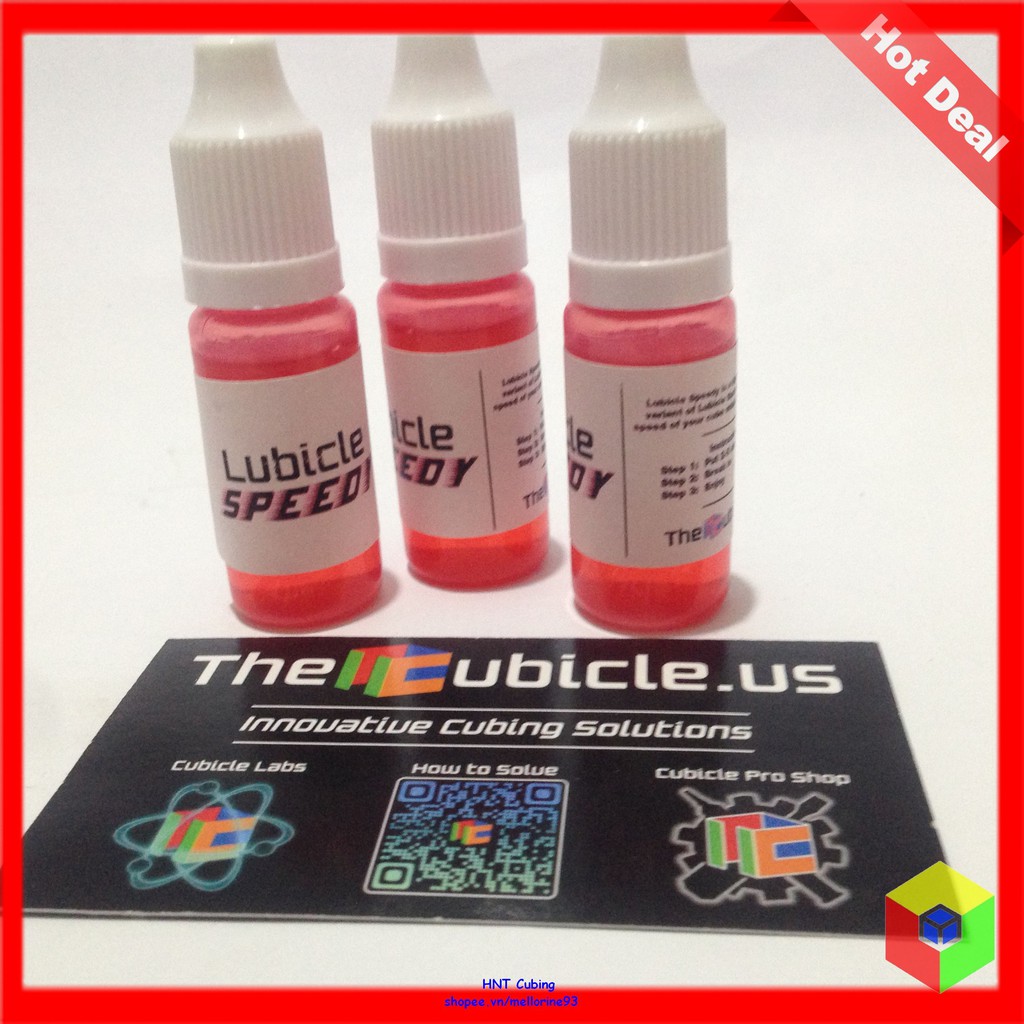 TheCubicle Lube] Lubicle Speedy 3ml Dầu Bôi Trơn Rubik Cao Cấp