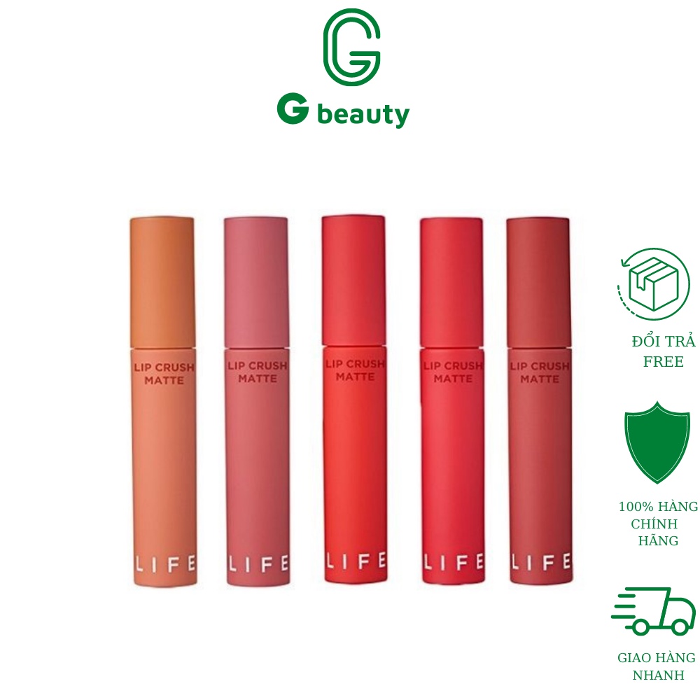 Son kem lì Its Skin Life Color Lip Crush Matte - Tặng Nước Hoa DuBai 2ml vail