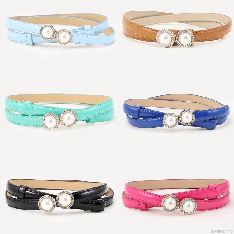 Thắt Lưng Mỏng Khóa Ngọc Trai Có Thể Điều Chỉnh Được Cho Nữ