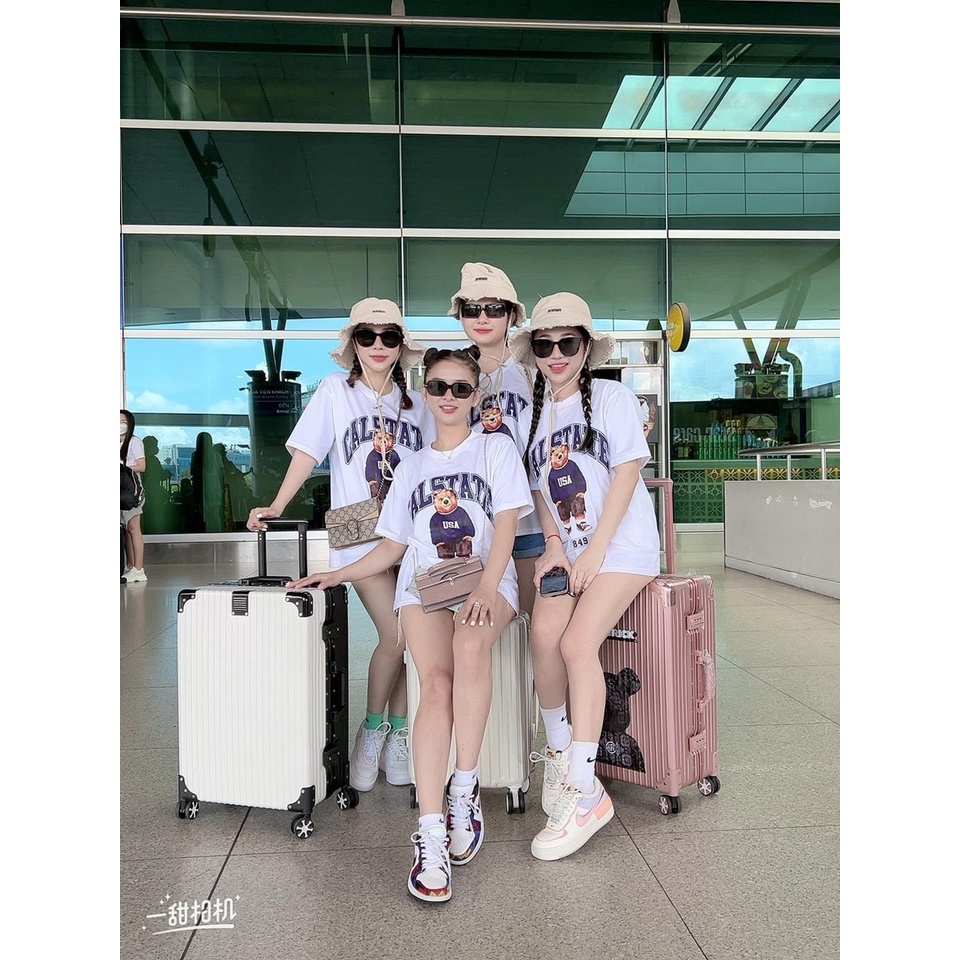 Áo thun cho bé và gia đình họa tiết gấu C.a.l.s.t.a.t.e vải cotton mềm mịn, thoáng mát – Sammy_VN