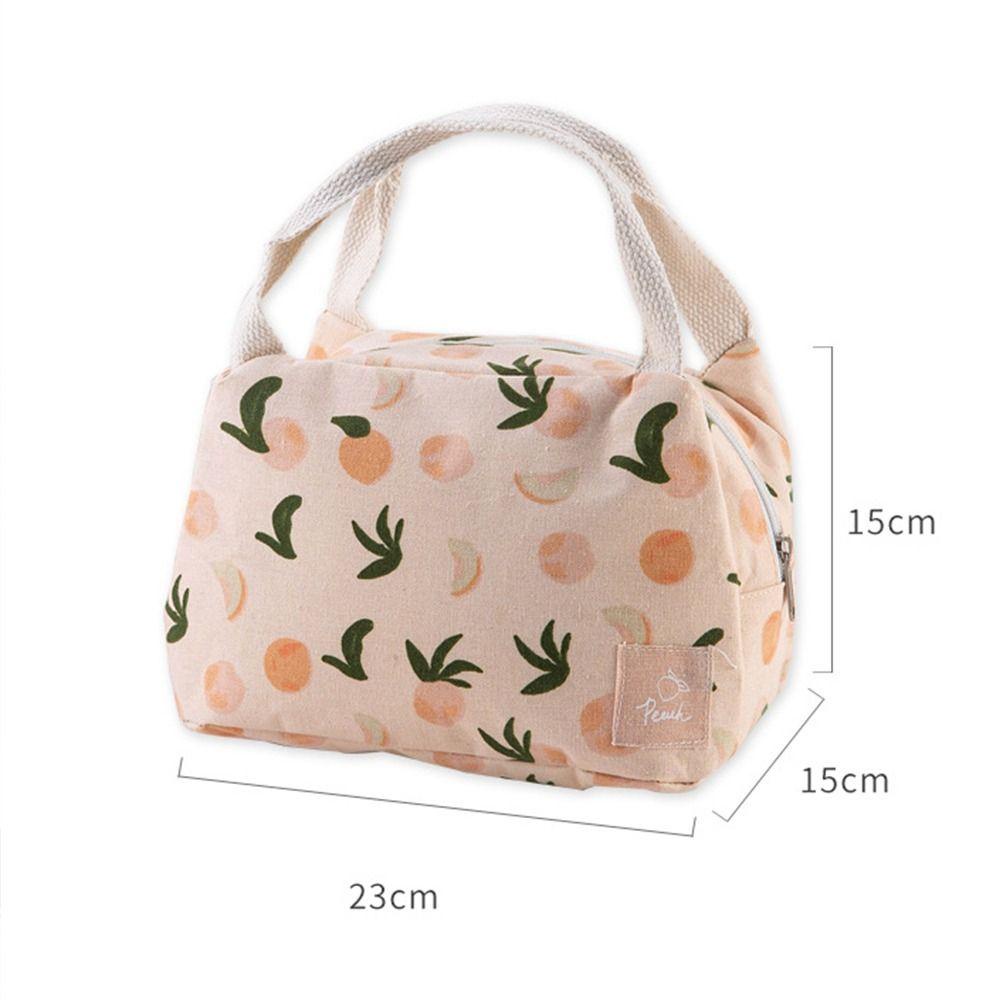 Túi Đựng Cơm Trưa Giữ Nhiệt Họa Tiết Trái Cherry Dễ Thương