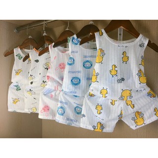 Combo 5 bộ sát nách cotton giấy thông hơi 4-15kg