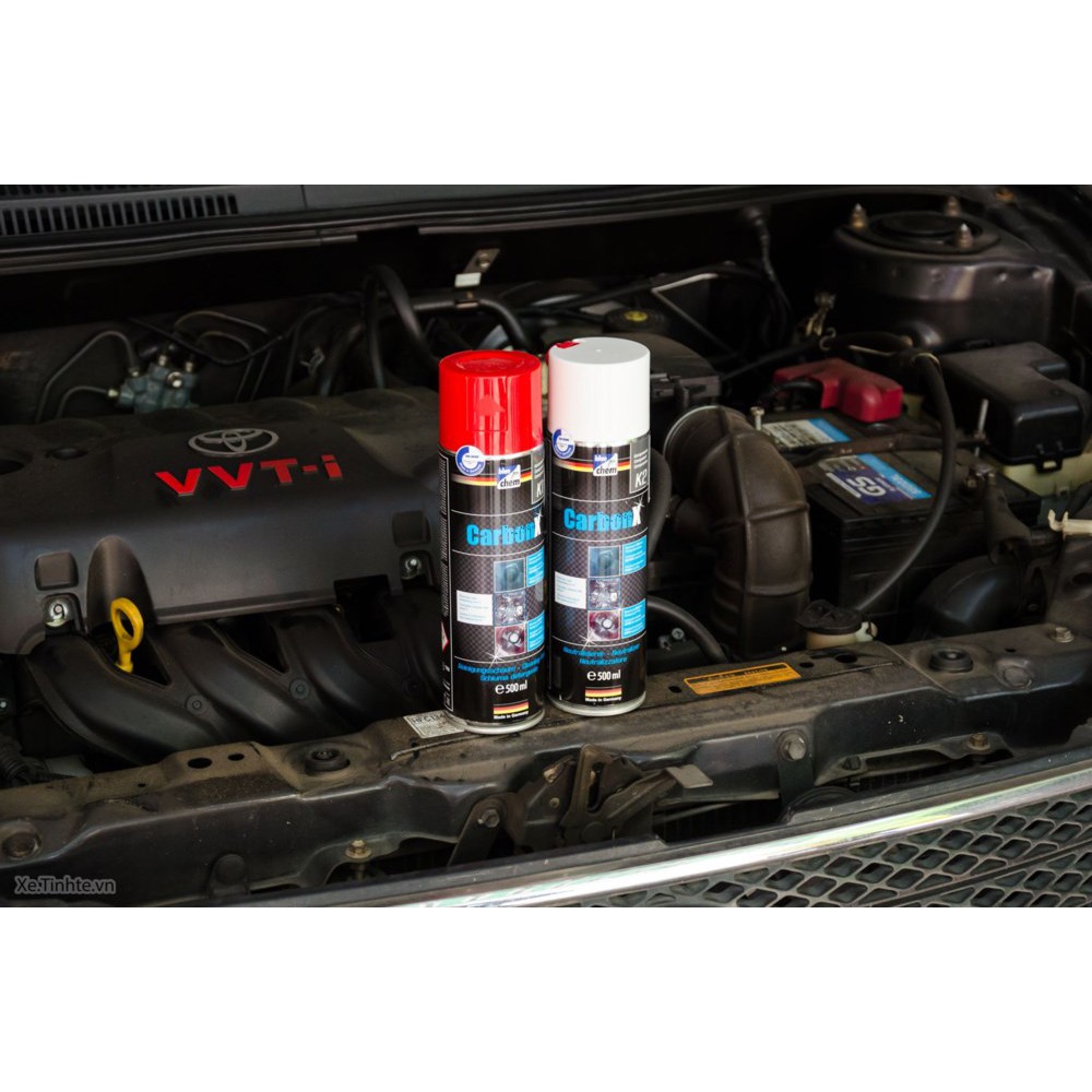 Vệ sinh loại bỏ mụi than Carbon trong buồng đốt Bluechem CarbonX K1 K2