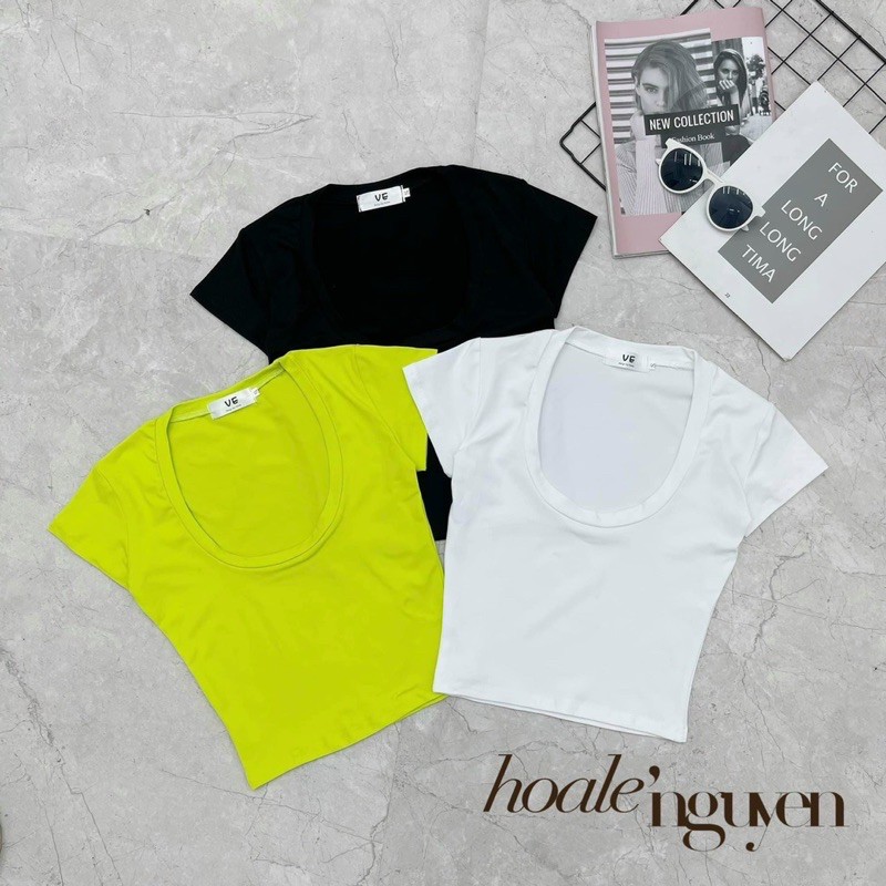 ÁO THUN CỔ VUÔNG CROPTOP MS90138