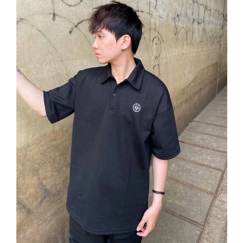 Áo Polo Nam Nữ Thời Trang MENTAL® M Logo Casual