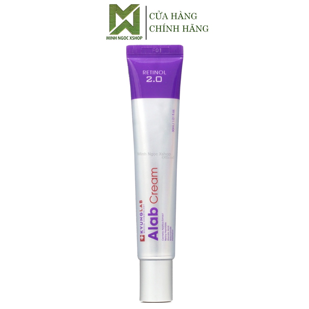 Kem dưỡng thế hệ mới Retinol Alab Cream KyungLab 30ml, phục hồi dưỡng trắng da ngừa mụn
