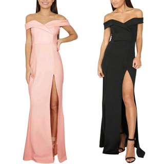 Đầm maxi nữ xẻ tà