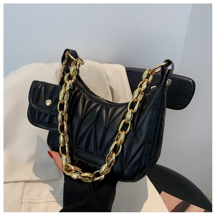 IELGY Túi Đeo Vai Có Dây Đeo Sợi Xích Nhỏ Gọn Thời Trang Cho Nữ