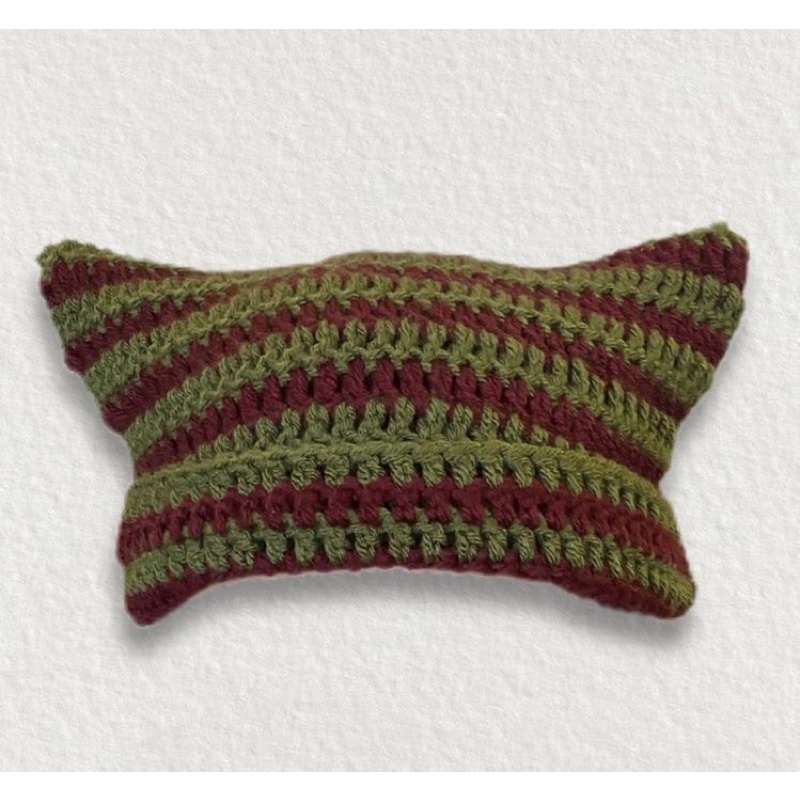 NÓN LEN TAI MÈO THỜI TRANG. NÓN HANDMADE LEN