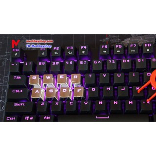 Bộ keycap E-Element 12 nút pbt xuyên led