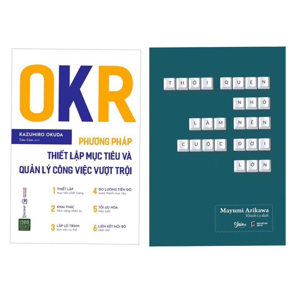Sách Combo 2q: OKR - Phương Pháp Thiết Lập Mục Tiêu Và Quản Lý ..... -1980 +Thói Quen Nhỏ Làm Nên Cuộc Đời Lớn - az