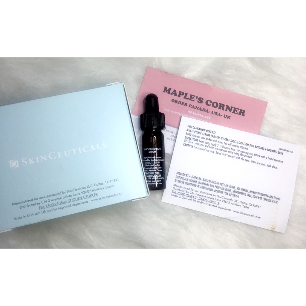 Serum dưỡng sáng Skinceuticals Discoloration Defense 4ml