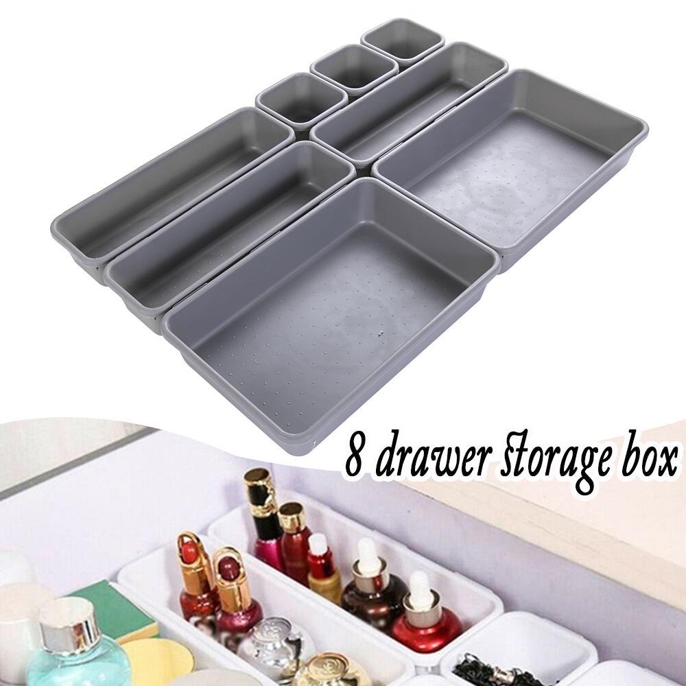 Set 8 Ngăn Kéo Đựng Trang Sức Bằng Nhựa Tiện Dụng Cho Nhà Bếp