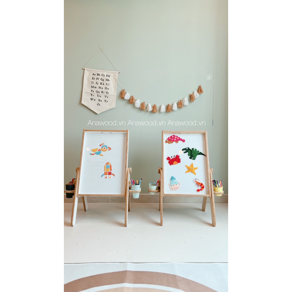 Bảng lật thành bàn đa năng cho bé EA006