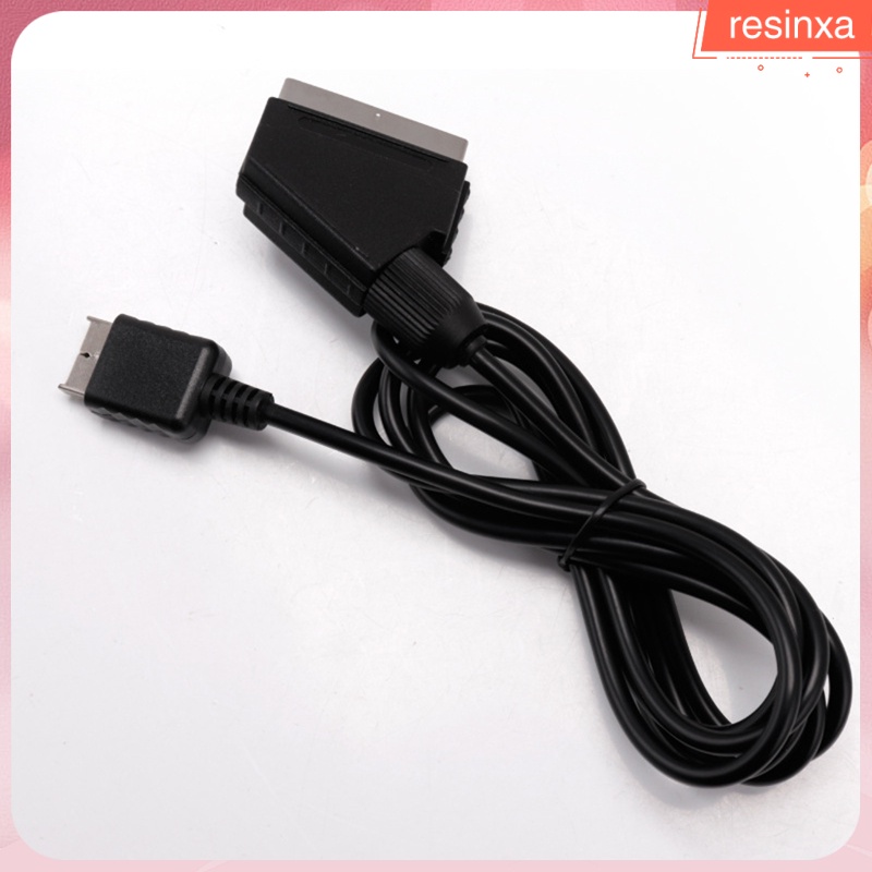 1.8M RGB Cable TV AV Replacement for PS2 3 Console Supports PAL Only