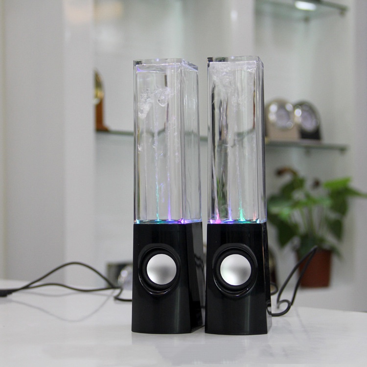 Loa máy tính vũ điệu nhạc nước 3D có đèn LED sáng tạo đầy màu sắc