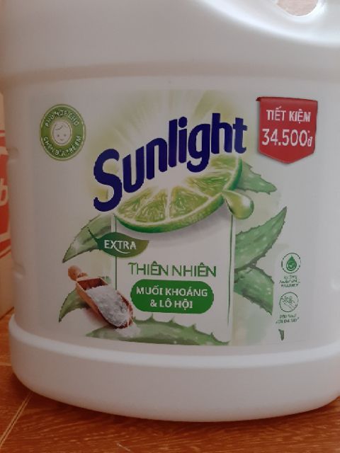 Nước rửa chén Sunlight Thiên Nhiên 3,6kg