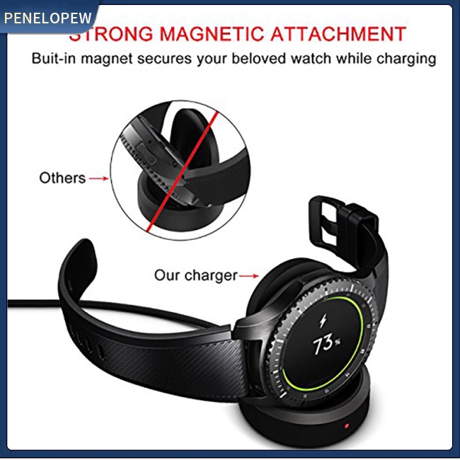 Đế Sạc Không Dây Cho Đồng Hồ Thông Minh Samsung Gear S3 S2