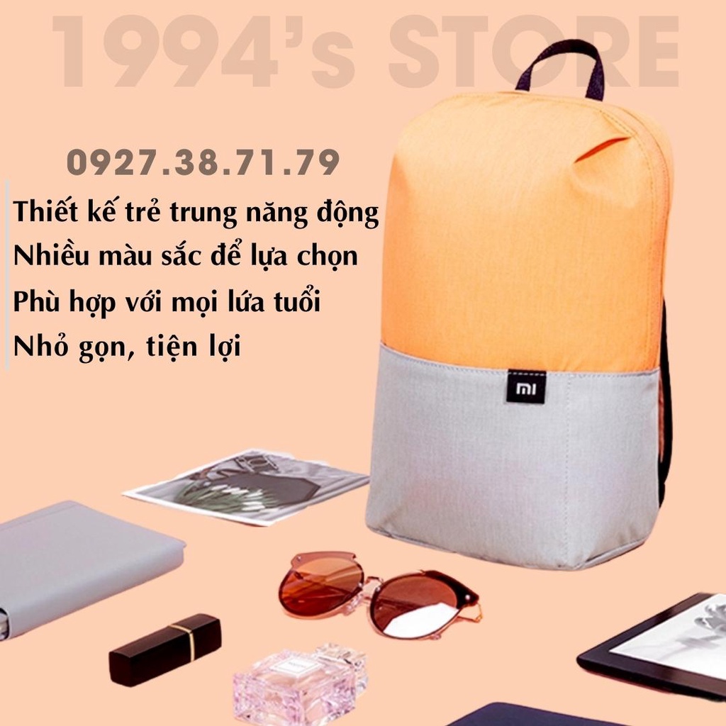 [CÓ SẴN] Ba lô học sinh đeo vai Xiaomi 20L - Balo đi học Xiaomi - Nhỏ Gọn - Kháng Nước - Đựng vừa Laptop 15.6inch