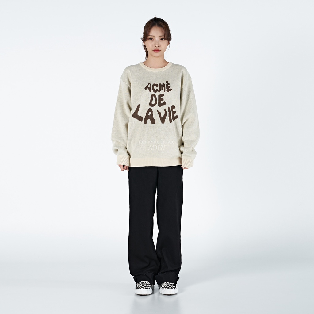 Áo len - Acmé de la vie - Sweater ADLV FRONT FULL LOGO KNIT
