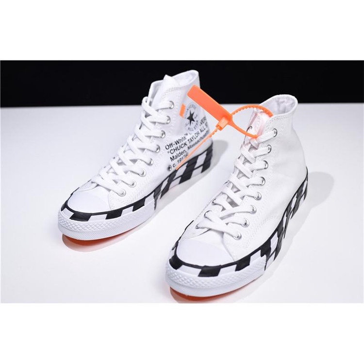 Giày Thể Thao Off White Converse Vải canvas Cao Cấp Cá Tính Cho Nam Nữ