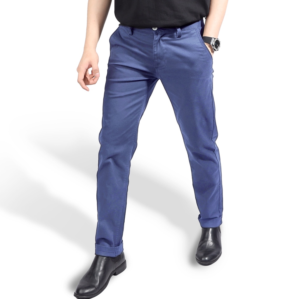 Quần kaki dài nam basic cao cấp Pigofashion Zqkk01 (chọn màu)