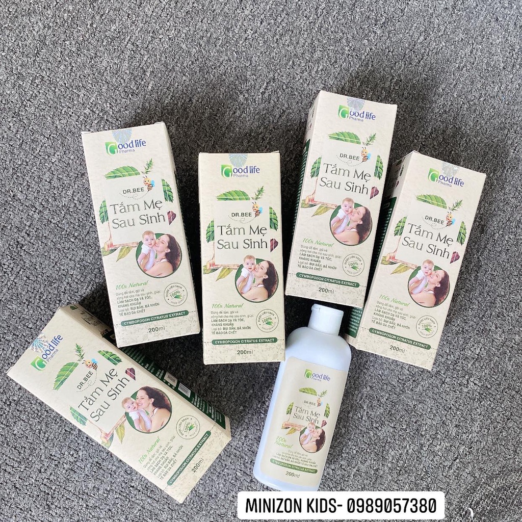 Tắm Sau Sinh Cho Mẹ Dr.bee Mẫu Mới Chính Hãng