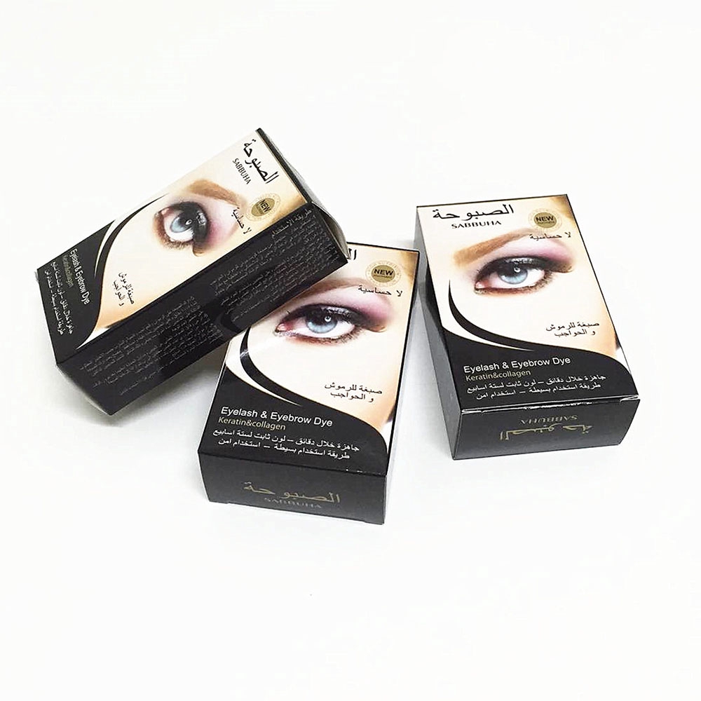 [Hàng mới về] Bộ thuốc nhuộm lông mày màu đen/nâu có cọ tiện lợi | BigBuy360 - bigbuy360.vn