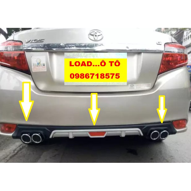 Lippo Chia Toyota Vios 2014-2018 Nhựa ABS Mạ Crom Cao Cấp