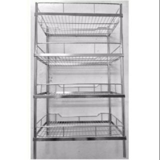 Kệ inox 304 đa năng 30x70x4 tầng úp chén dĩa, ly