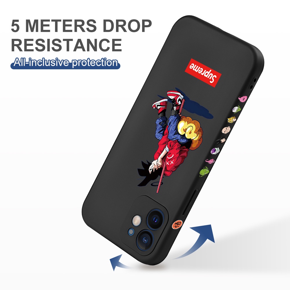 Ốp Điện Thoại Họa Tiết Nhân Vật Trong Dragon Ball Cho Xiaomi Redmi 10 Note 10 11 Pro Plus 10T Mi 10 11 Pro 8 9 SE Black Shark 4 POCO M3 M4 X3 Pro NFC GT F3