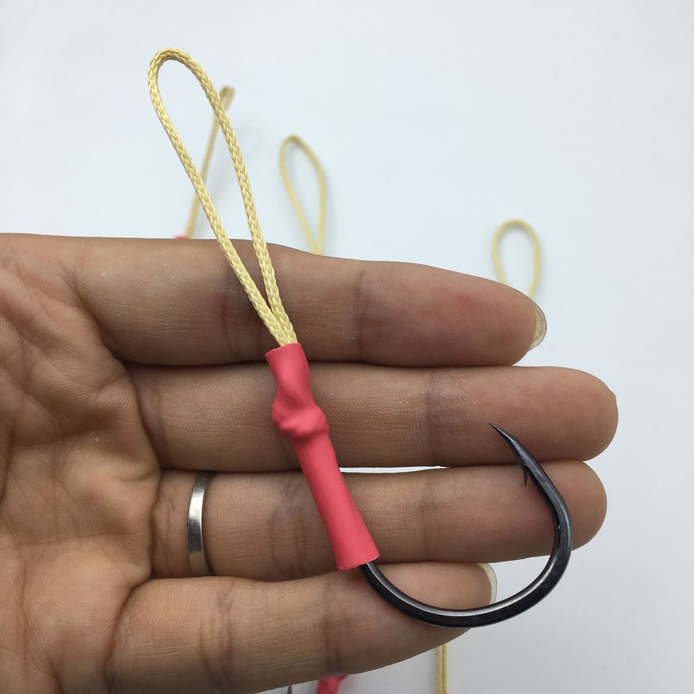 Bộ 5 Móc Câu Cá Bằng Thép Không Gỉ Cỡ 1/0-10/0#