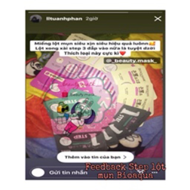 🍄 Step lột mụn giảm mụn đầu đen nội địa Trung - hãng Bioaqua 🍄 | Thế Giới Skin Care