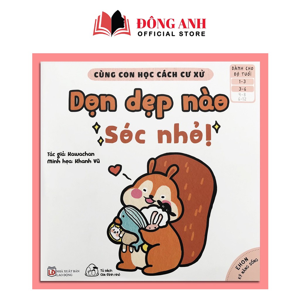 Sách - Combo 6 cuốn Ehon Cùng Con Học Cách Cư Xử dành cho bé 1-6 tuổi