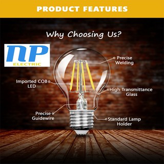 Đèn led Edision 4W A60