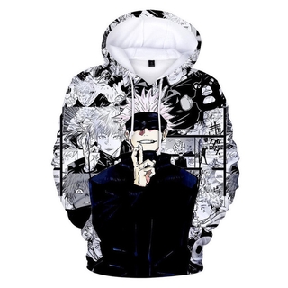 2021 Jujutsu Kaisen Masquerade Long Sleeve Hoodie Jacket