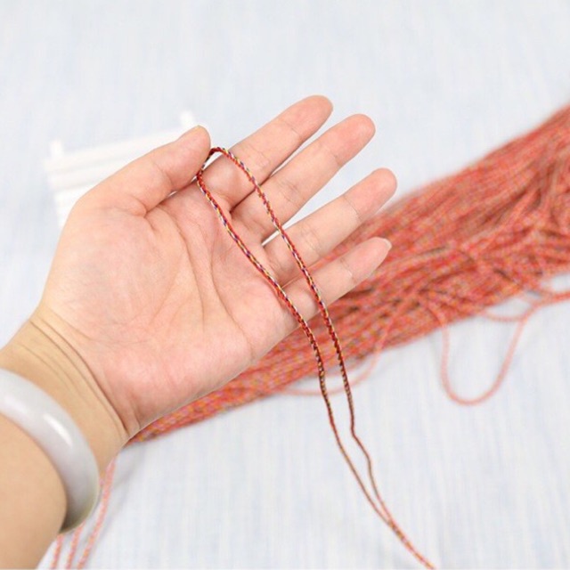 Dây chỉ ngũ sắc sợi 2mm bình an, may mắn - MH634