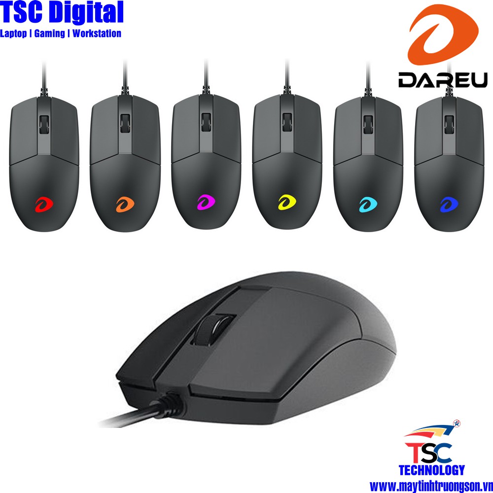 Chuột DAREU LM130 LM066 Gaming (USB) | Chính Hãng