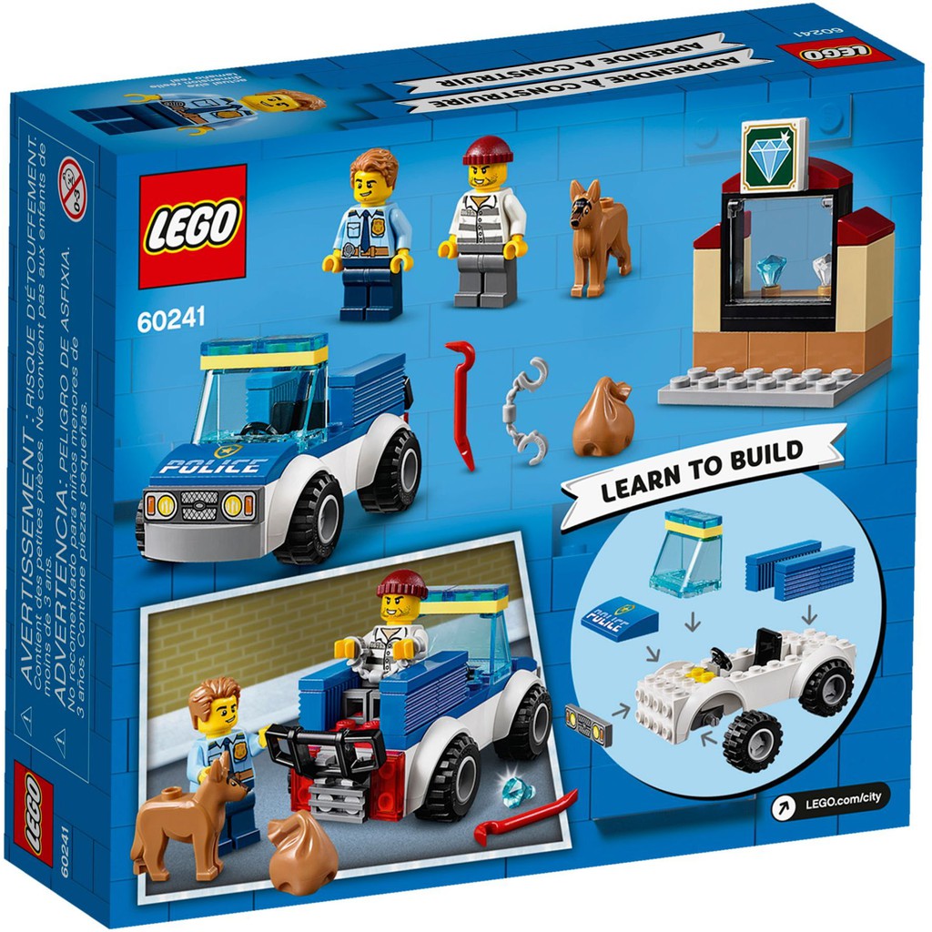 LEGO 60241 City - Biệt Đội Cảnh Khuyển
