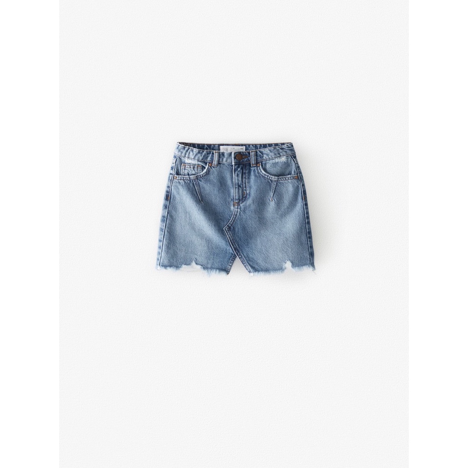 Tổng hợp chân váy denim Zara cực xinh & cho bé vợt sale size 13/14Y