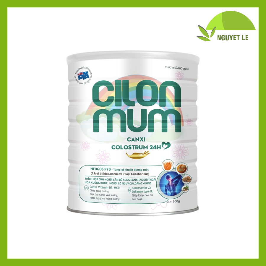 Sữa CILONMUM Canxi Colostrum 24h giúp hấp thu canxi và ngừa loãng xương