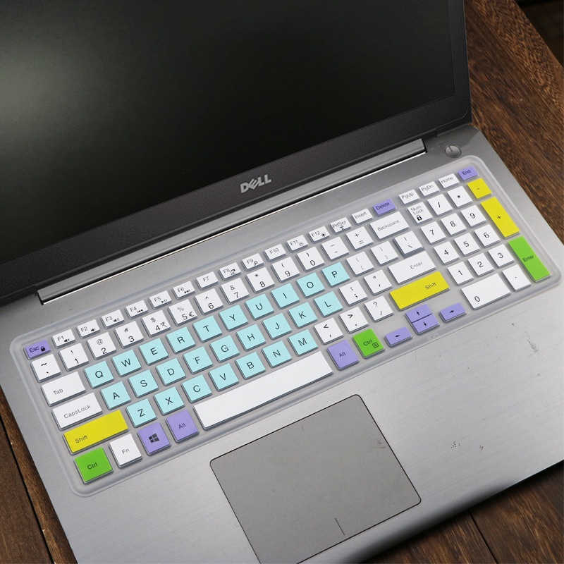 Miếng dán bảo vệ bàn phím máy tính 15.6 Inches Dell G3 G5 7567 7000 5577 bằng silicon mềm siêu mỏng