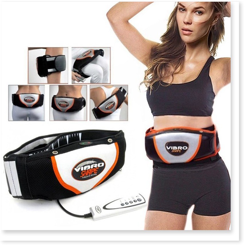 Đai Massage Rung Nóng Giảm Mỡ Bụng Toàn Thân - máy giảm mỡ bụng