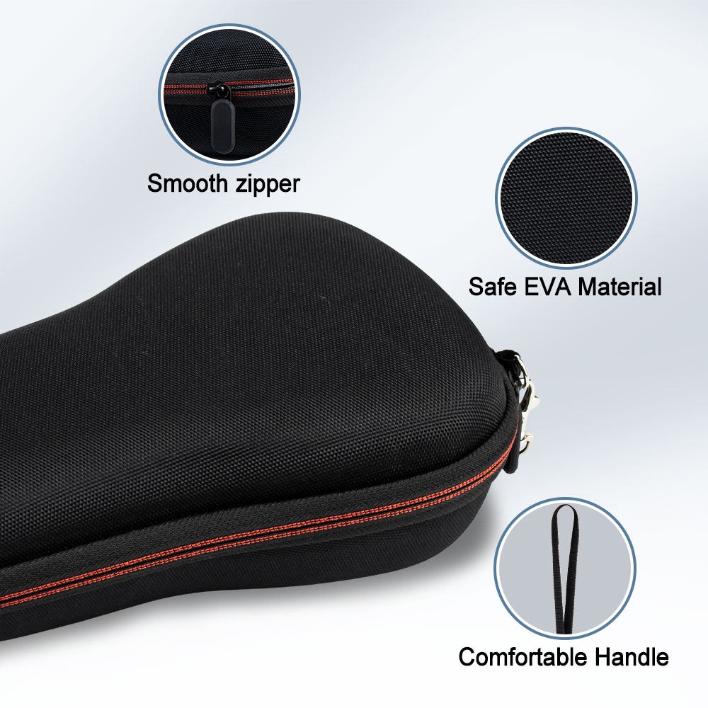 Nhãn Hiệu Dymo LabelManager 160 280 COLORPOP!Túi EVA Cứng Cao Cấp Có Khóa Kéo Màu Đen Bảo Vệ Toàn Diện LM160 LM280 LM160 LM280 9 * 5.9 * 3 Inch