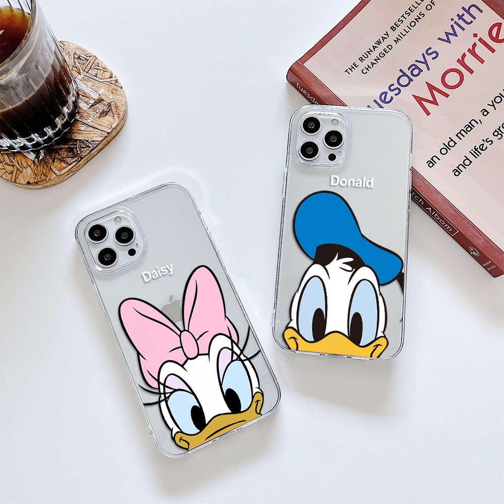 DISNEY Ốp Điện Thoại Tpu Mềm Chống Sốc In Hình Vịt Donald Cho iPhone 11 12 13 pro max XS X XR XSMax 7 8 6 6s plus 5 4 SE 2020