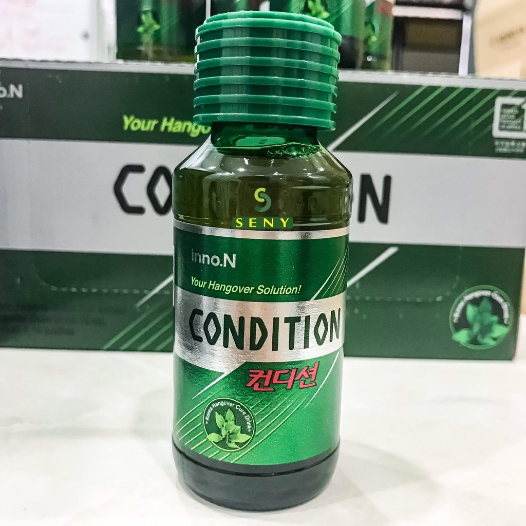 Nước giải rượu bia Hàn Quốc Condition 75ml hỗ trợ giải độc làm mát gan hộp 10 chai