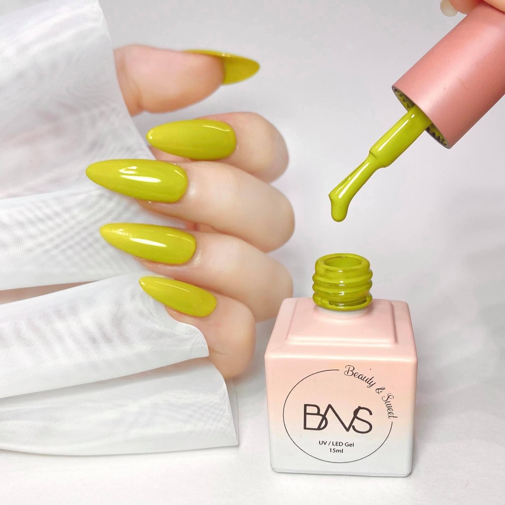 Sơn gel màu xanh cốm BNS HOT 2021 -15ml
