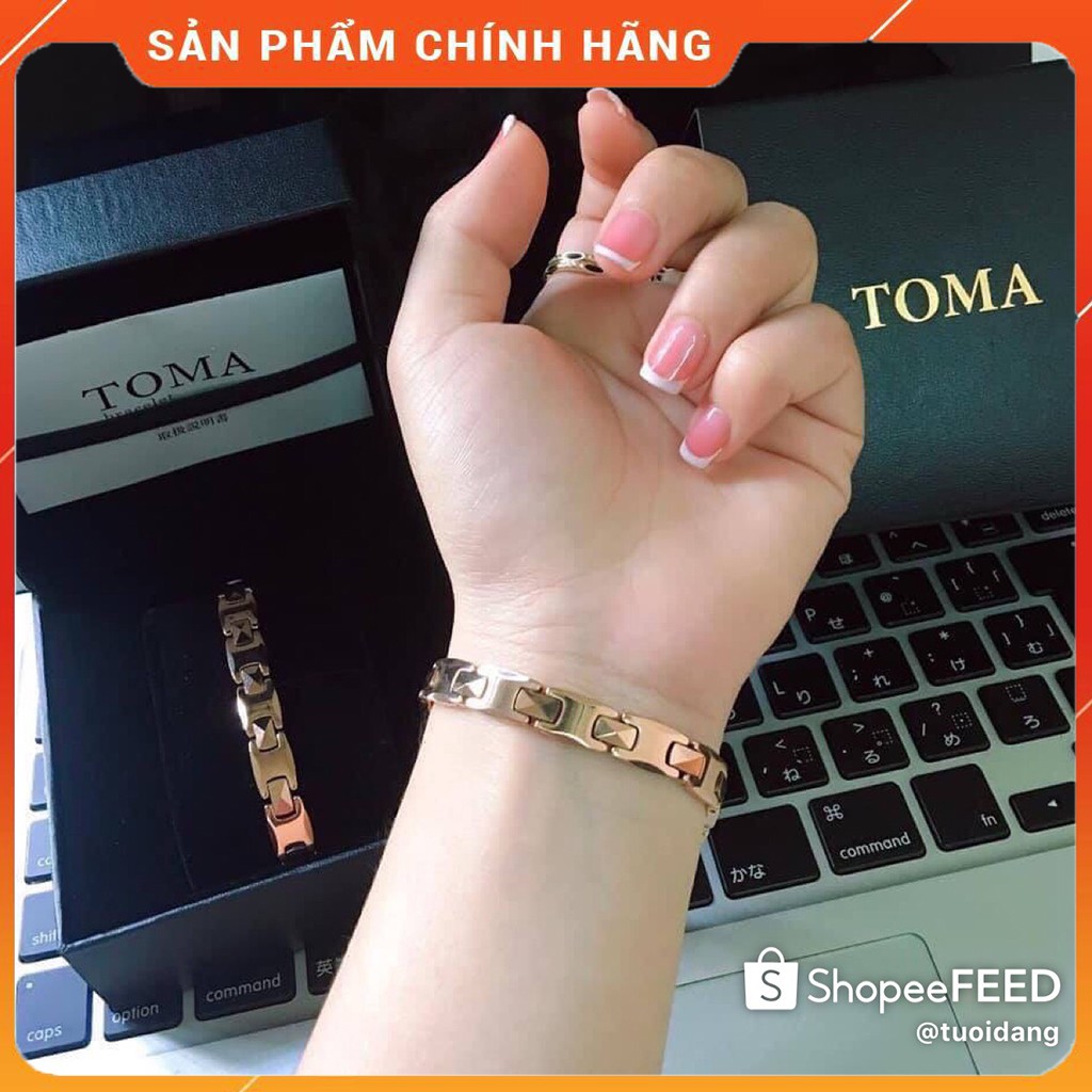 [Trợ giá Shopee] Vòng Tay Điều Hoà Huyết Áp Cao Cấp TOMA Nhật Bản [Chuẩn chính hãng TOMA bảo hành 12 tháng]