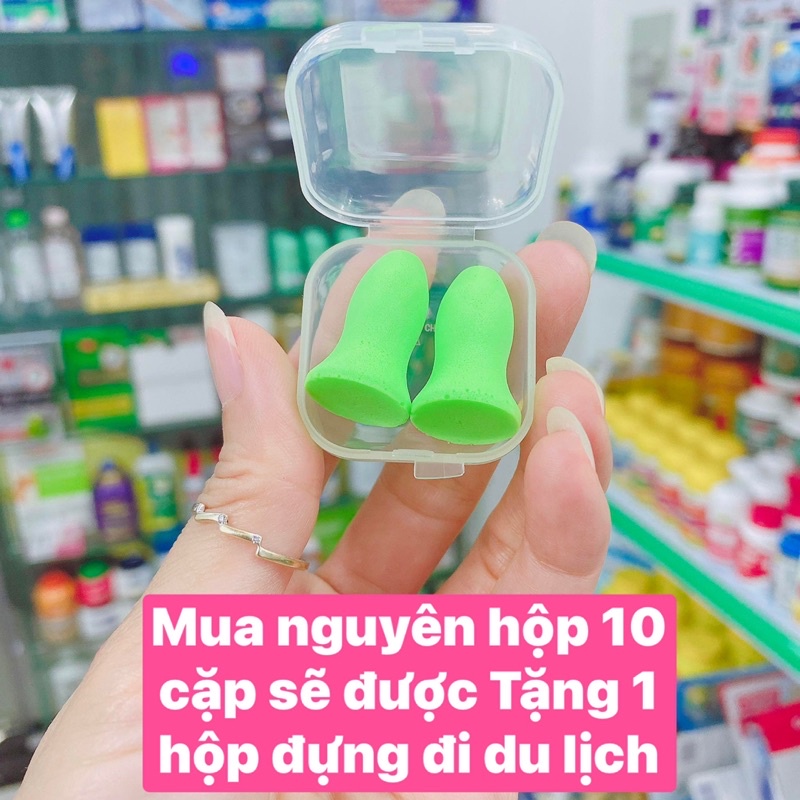 Nút bịt tai chống ồn của Mỹ nút tai giảm tiếng ồn chuẩn Mỹ mềm mại không khó chịu
